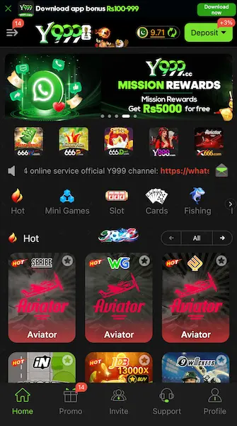 Y999 games home